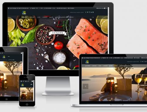 Homepage, One Page, Websites für Restaurants