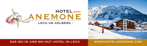 Briefkopf: Header & Footer Design, Hotel Anemone****, Lech am Arlberg, AT