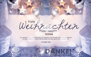 Grafik & Design Referenz: Weihnachts E-Card Delight Medientechnik GmbH & Co KG, Norderstedt