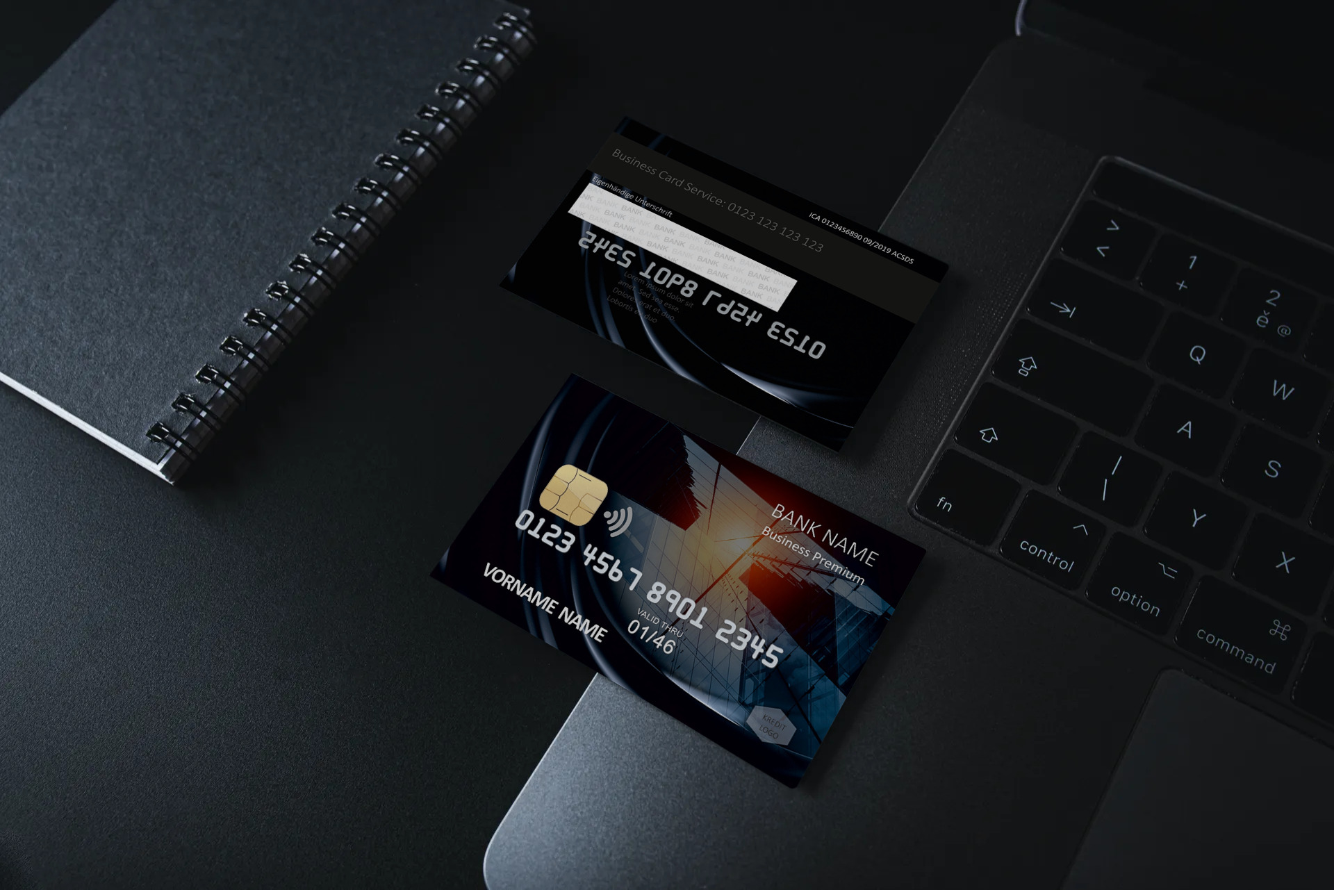 KC-2019-000100 Kreditkarten Design - Kreditkarte mit individuellem Motiv - Plastikkarten bedrucken