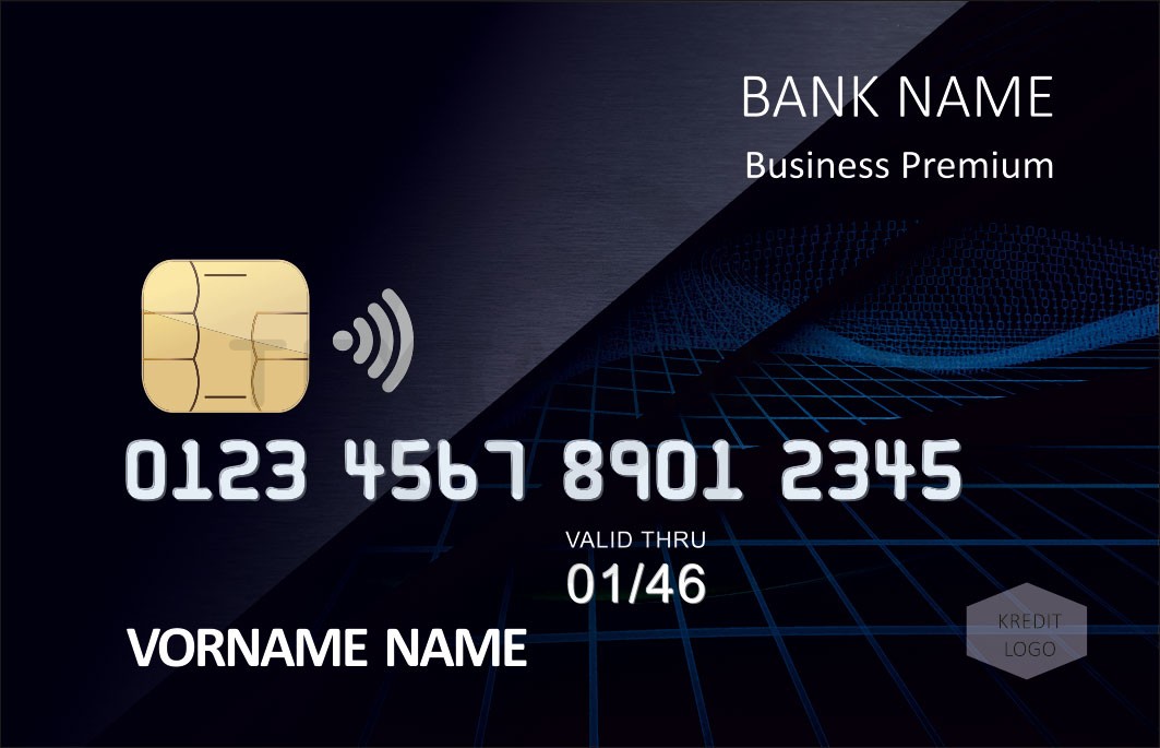 Kreditkarten Design Vorlage KC-2019-000104 - Kreditkarte mit individuellem Motiv 