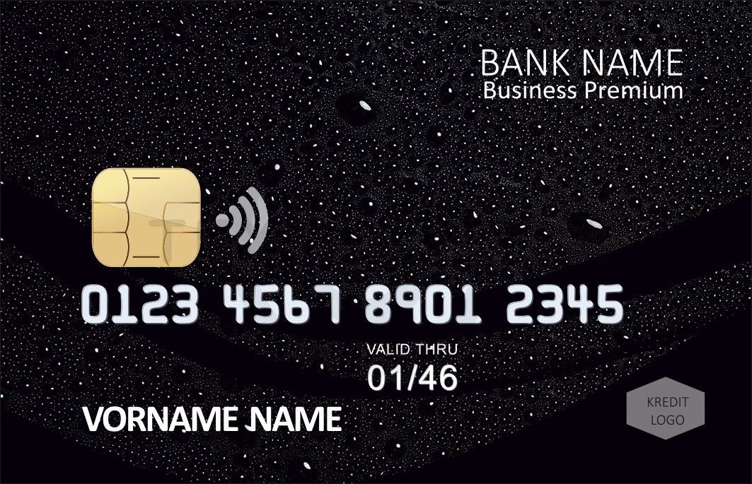 Kreditkarten Design Vorlage KC-2019-000109 - Kreditkarte mit individuellem Motiv 