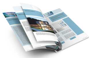 Exposé / Broschüre IMMOPOOL - Elegante Design Vorlage für Architekten und Immobilienmakler (c) TEXAG GROUP
