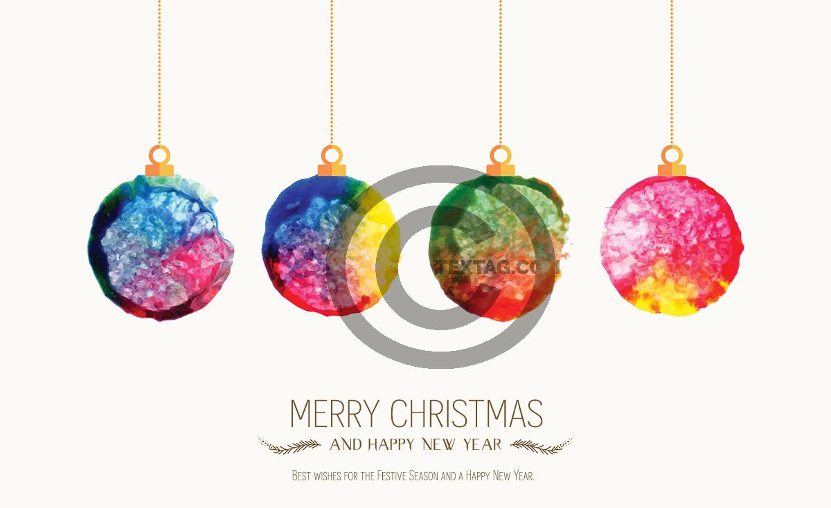 abstrakte Christmas Business E-Card, ohne Werbung, mit Spruch in DE oder EN (1054) 